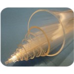 (250/244) 250mm x 3mm x 341mm Clear Acrylic Tube (EXTRUDED) (O/C 10)