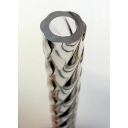 (25/13.5ST) 25mm x 5.75mm x 500mm Spiral Acrylic Tube 